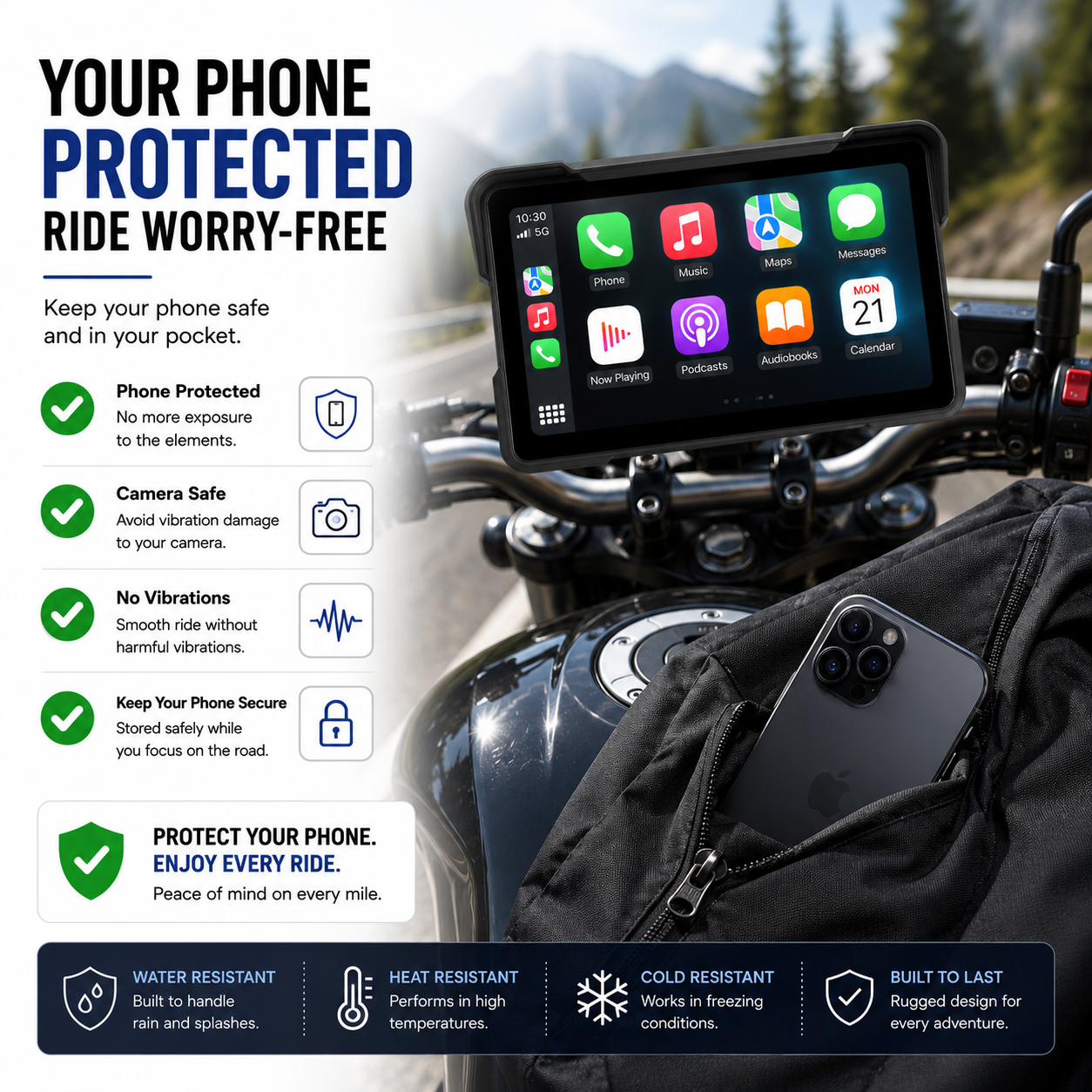 All-in-One Motorcycle Smart Display